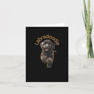 Cartão Uma Casa Não É Um Lar Sem Um Pau De Labradoodle