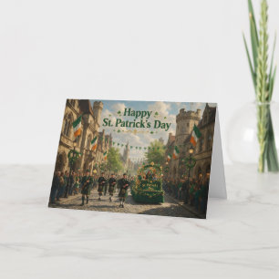 Cartão Uma Celebração do Dia de São Patrício
