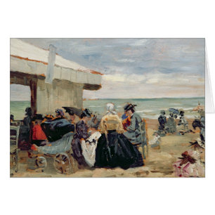 Cartão Uma cena da praia