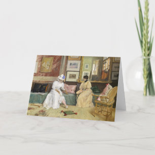 Cartão Uma Chamada Amigável   William Merritt Chase