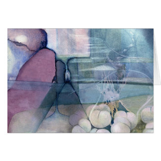 Cartão Uma cor de água