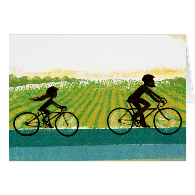 Cartão Uma Corrida À Tarde (Frente Horizontal)