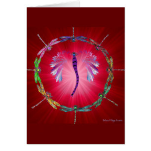 Cartão Uma dança II da libélula