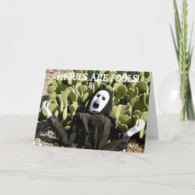 Cartão Uma Fabulosa Placa GHOUL (Frente)