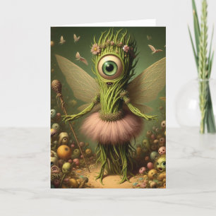 Cartão Uma fada de espargos de elite surreal