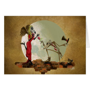 Cartão Uma flor para m'lady