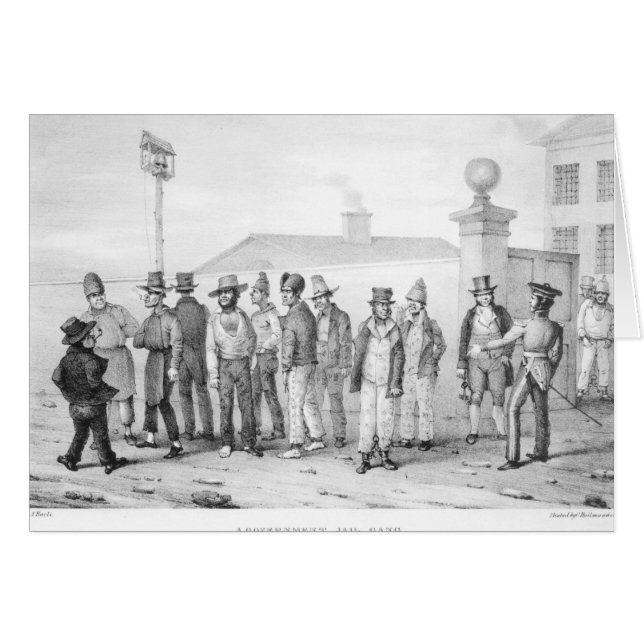 Cartão Uma Gangue de Governo (Frente Horizontal)