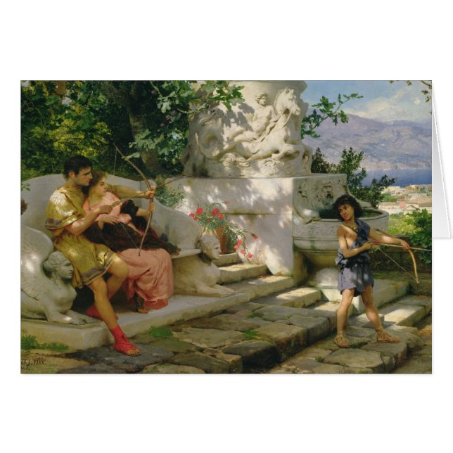 Cartão Uma lição perigosa (Frente Horizontal)