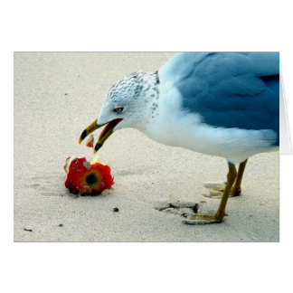 Cartão Uma Maçã por Dia...