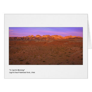 Cartão "Uma manhã do Capitólio "