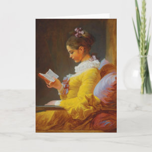 Cartão Uma Menina Lendo (O Leitor)