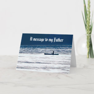 CARTÃO UMA MENSAGEM PARA A MINHA CARTA DE PAI