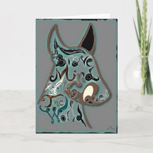 Cartão Uma mente corajosa conquistará o mundo