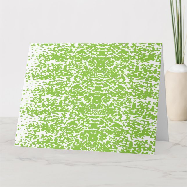 Cartão Uma mesa de madeira castanha segura uma garrafa de (Frente)