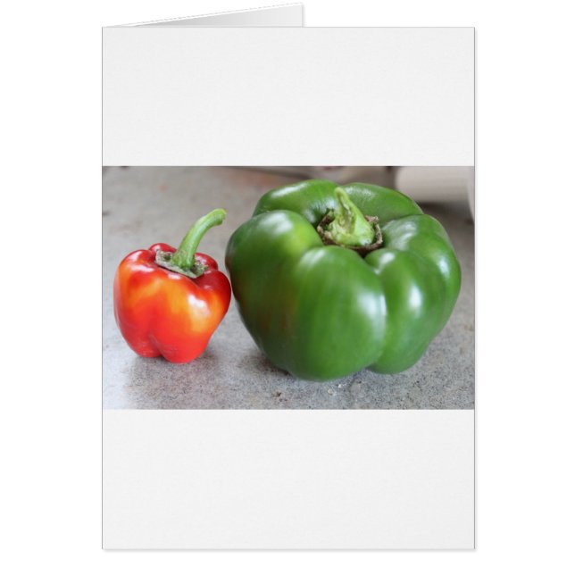 Cartão Uma mistura de pimenta (Frente)