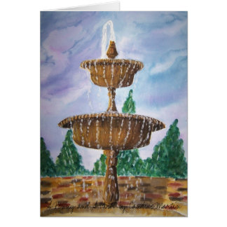 Cartão "Uma moeda de um centavo e um desejo"