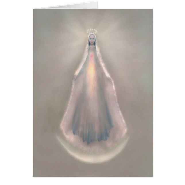 Cartão Uma mulher vestida com o Sun (Frente)