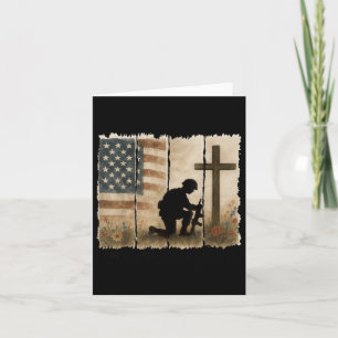 Cartão Uma Nação Sob Um Deus Jesus Cruz Cristã Fai