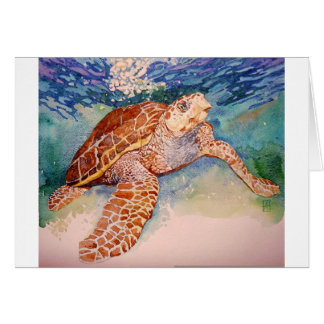 Cartão Uma natação da tarde