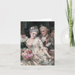 Cartão Uma Nova Cesta de Flores