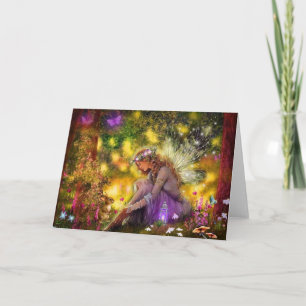 Cartão Uma Nova Fada De Fantasia De Amizade