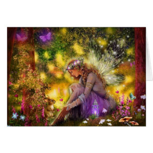 Cartão Uma Nova Fada de Fantasia de Freindship