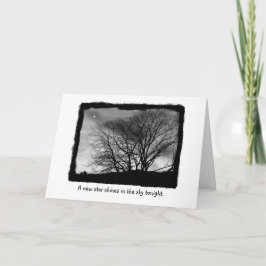 Cartão Uma nova placa Star