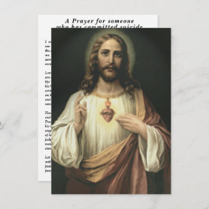 Cartão Uma oração para alguém que cometeu suicídio
