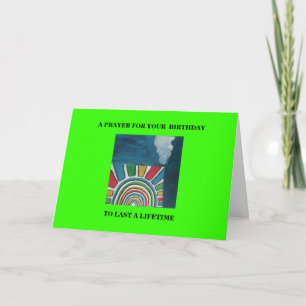 CARTÃO UMA ORAÇÃO PELO SEU ANIVERSÁRIO