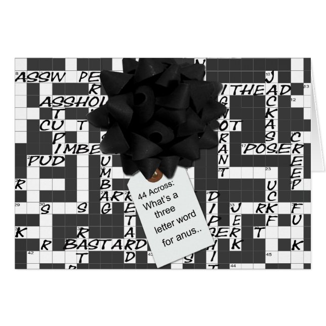 Cartão Uma palavra de 3 letras… (Frente Horizontal)