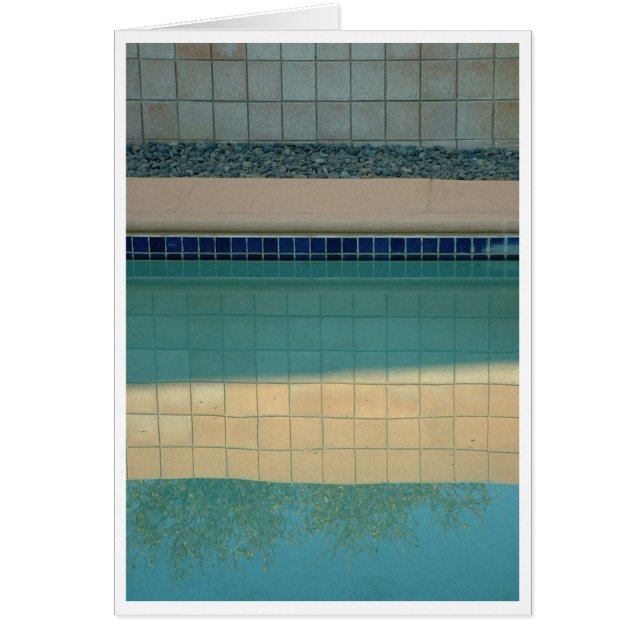 Cartão Uma Piscina em Wyman (Frente)