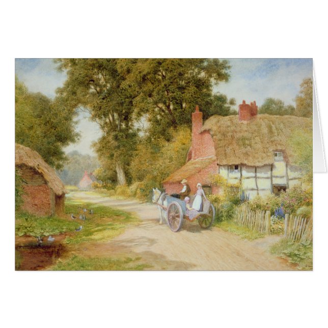 Cartão Uma pista de Warwickshire (Frente Horizontal)