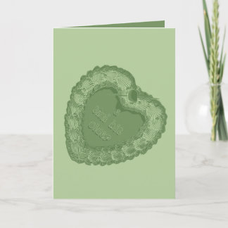 Cartão Uma Placa De Bolo Vintage De "Tini" Mais Antiga