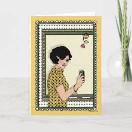 Cartão Uma placa 'Slate_C_Greeting' limpa