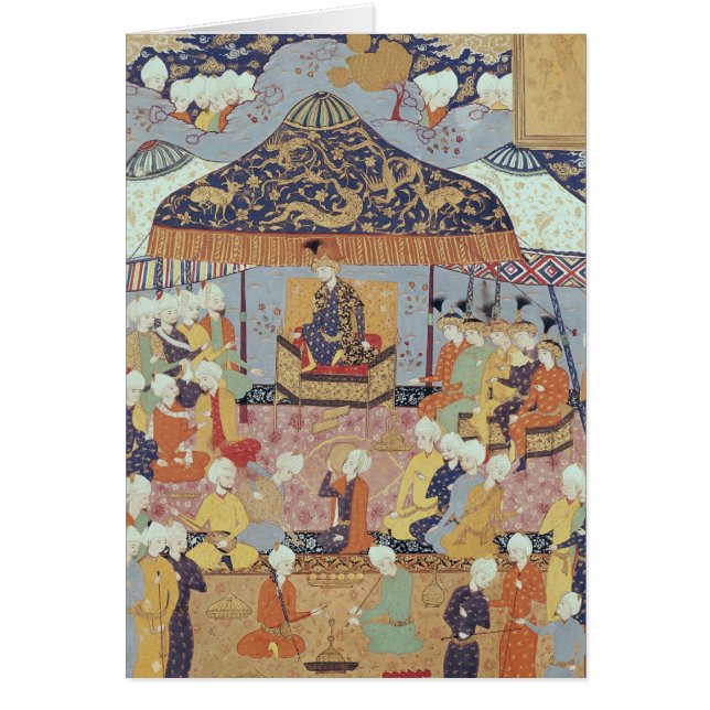 Cartão Uma recepção principesco (Frente)