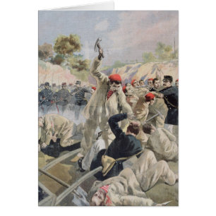 Cartão Uma revolta de anarquistas franceses em Guyana