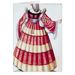 Cartão Uma senhora milanesa