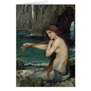 Cartão Uma sereia