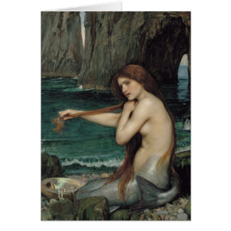 Cartão Uma sereia