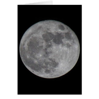 Cartão Uma Super Lua em Sedona