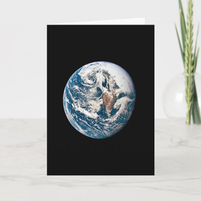 Cartão Uma Terra Tirada Da Nave Espacial Apollo 10. (Frente)