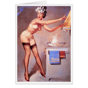 Cartão Uma Toalha, por favor, encaixe