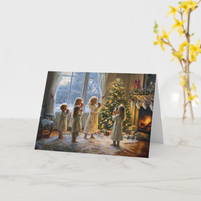 Cartão Uma Véspera de Natal Louca (Flor Amarela)