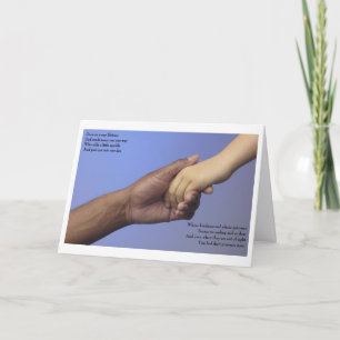 Cartão Uma vez na Amizade da Vida