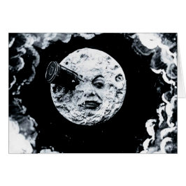 Cartão Uma viagem à lua