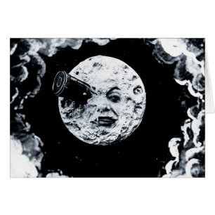 Cartão Uma viagem à lua