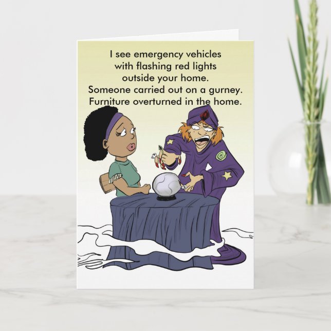 Cartão Uma visão psicológica (Frente)