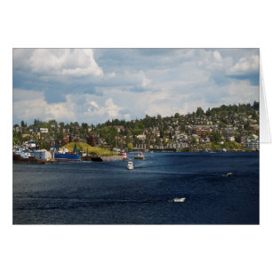 Cartão Uma vista de Seattle…