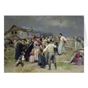 Cartão Uma vítima do fanatismo, 1899