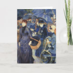 Cartão Umbrellas - Renior Birthday Card<br><div class="desc">Artist: Pierre-Auguste Renoir 1841-1919. Fine Art Postcards. Beautiful paintings from a true master! Thankfully they are in the public domain and here for all of us to enjoy! "In 1862, he began studying art under Charles Gleyre in Paris. There he met Alfred Sisley, Frédéric Bazille, and Claude Monet.[4] At times...</div>